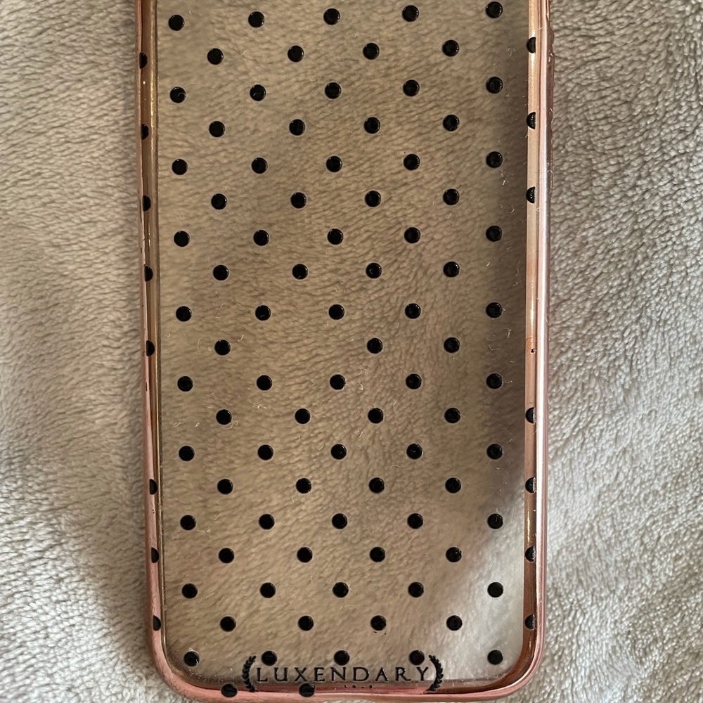 Luxendary Rose Gold w Black Dot iPhone 6 Case